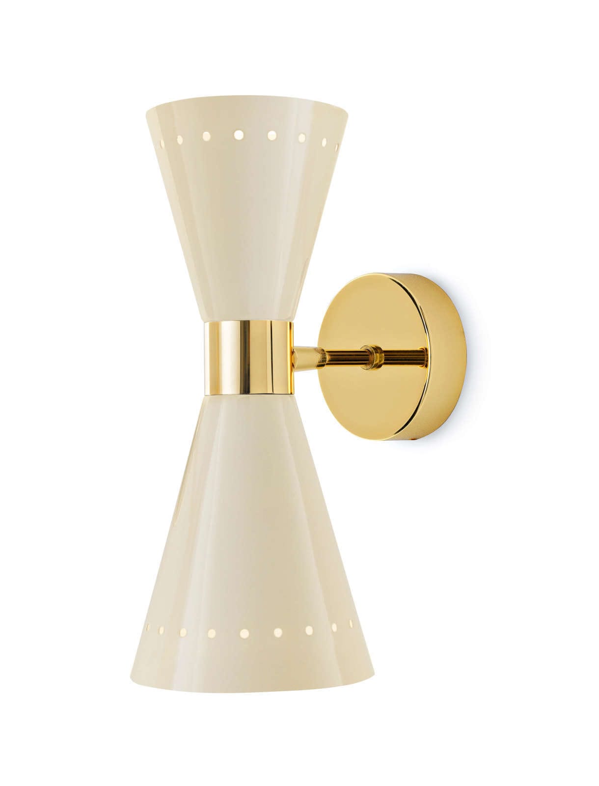 LINEA LIGHT-STILNOVO - SNV9571 MEGAFONO P.TE 1BR. 2XE14 OTT/AVORIO