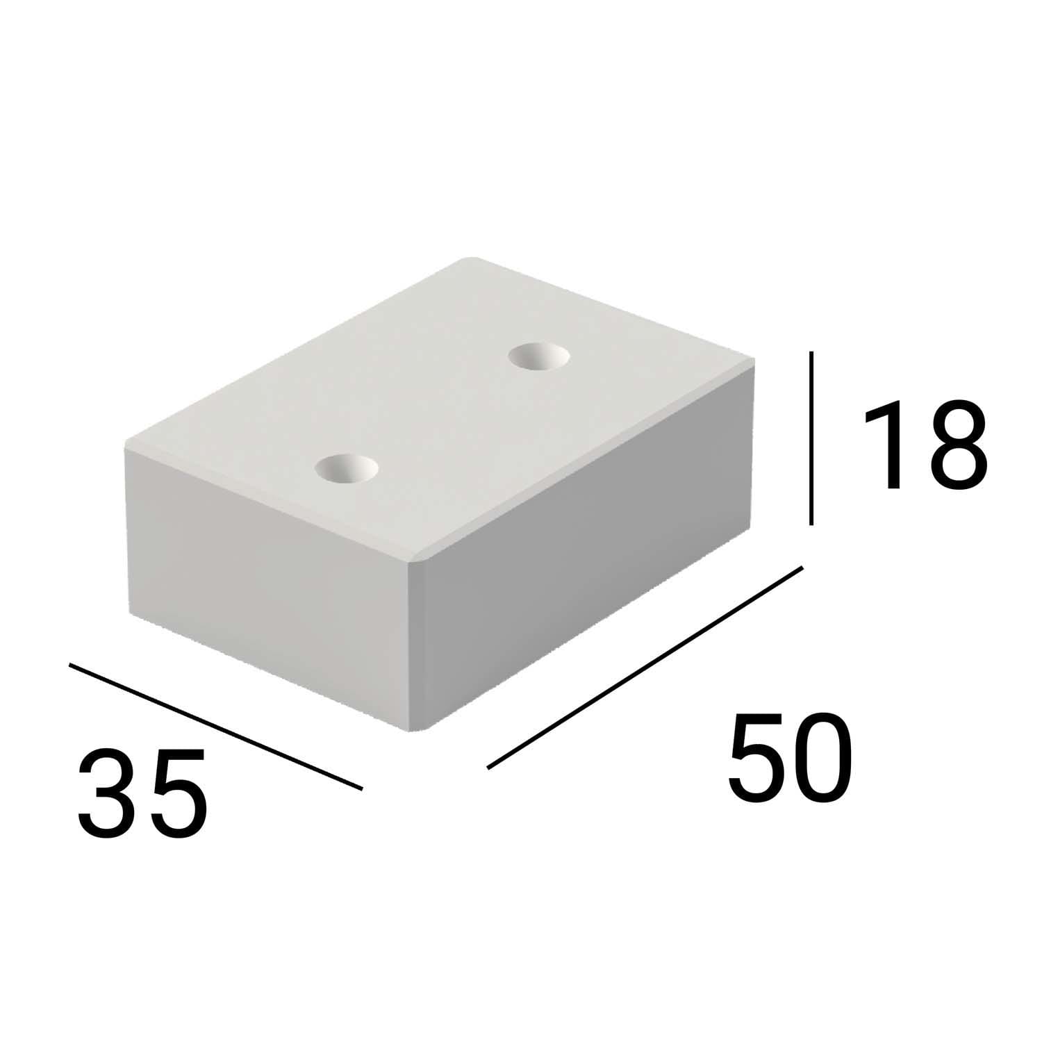 LINEA LIGHT (ILED) - ILDC-F800003 BASE DI SUPPORTO D-WAVE