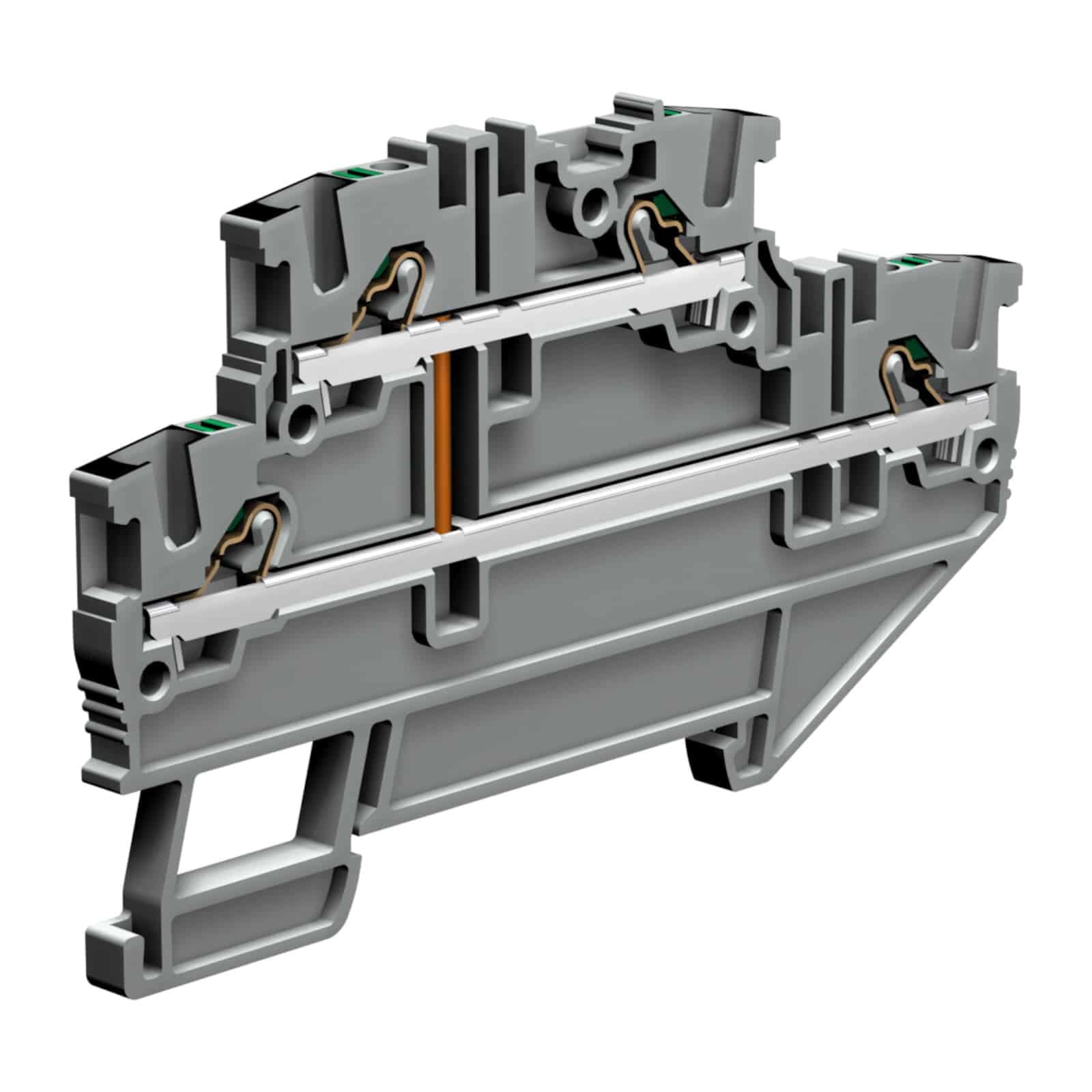 CABUR SRL - CBREFD110GR EFD.1/CI/GR MORSETTO PASSANTE DUE PIANI