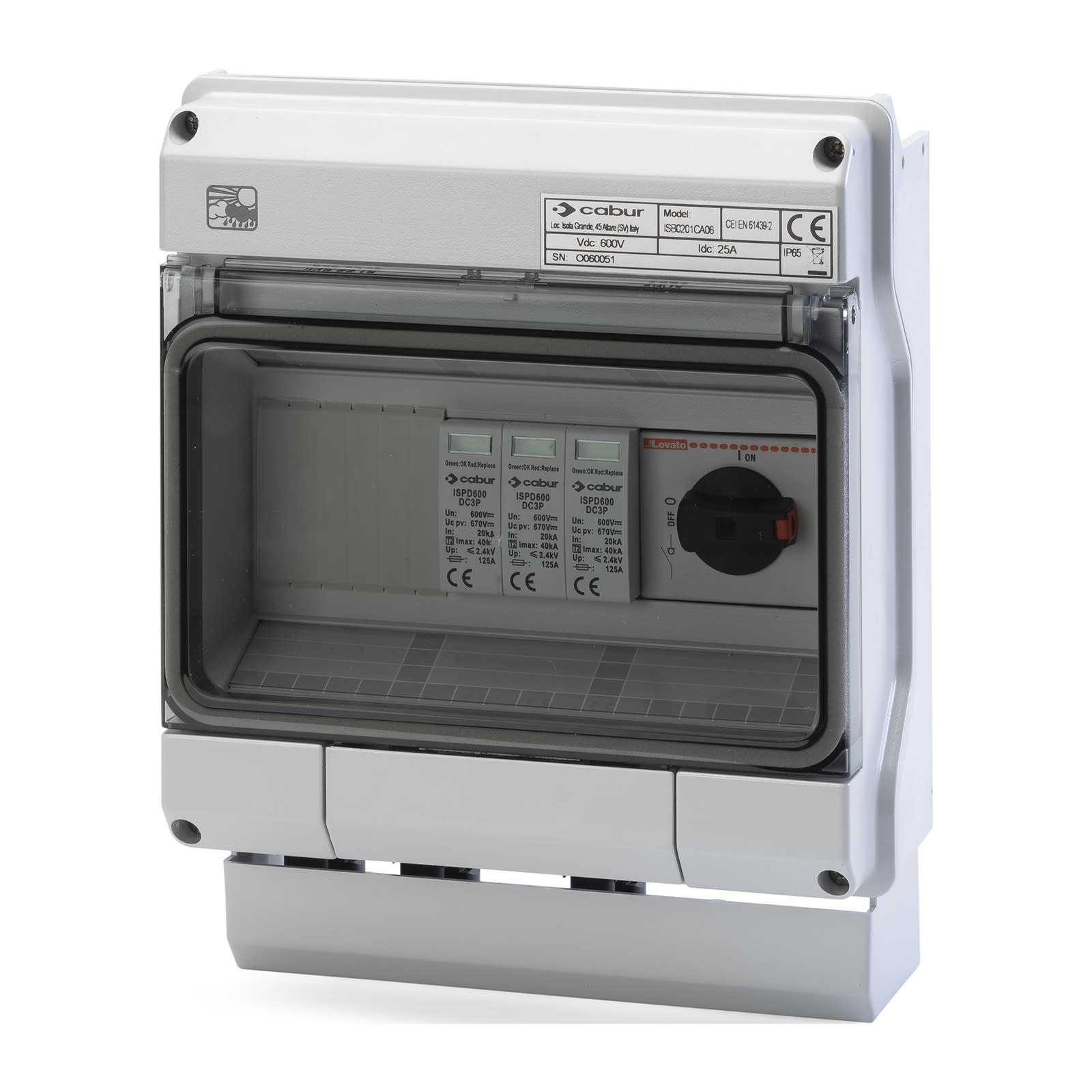 CABUR SRL - CBRISB11CSSN00001 ISB11CSSN00001 QDC 1 IN 1 OUT 1000V FUS.