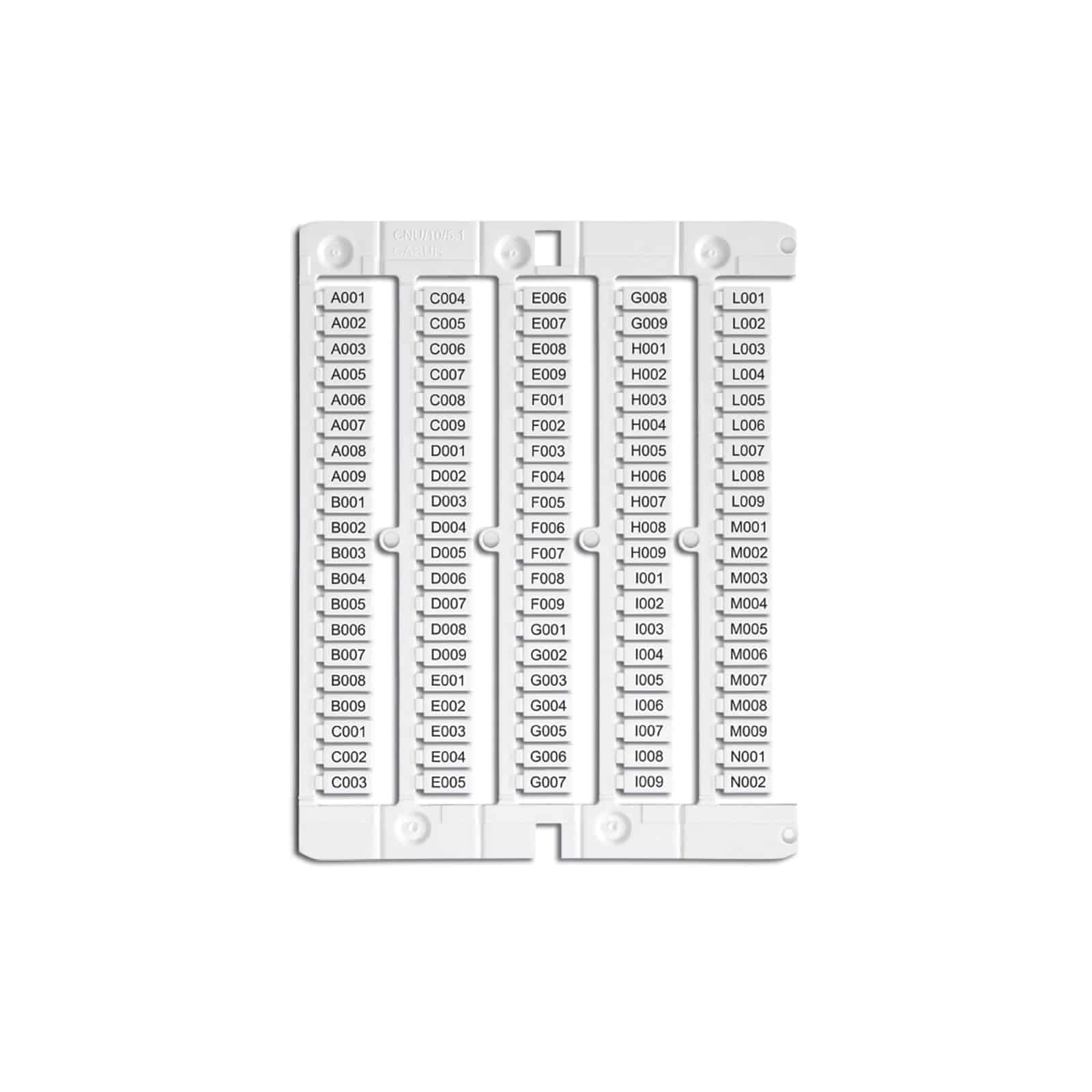 CABUR SRL - CBRNU0835S CNU/8/3.5 TESSERA NEUTRA 8 MM P.3.5