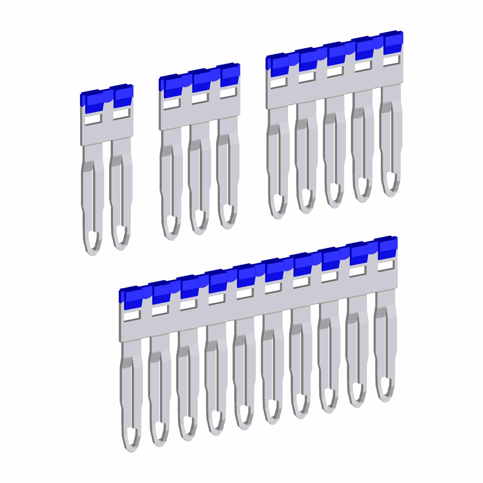 CABUR SRL - CBRPTP0602B PTP/6/02/B PONTE A PETTINE BLU 2 POLI
