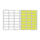 CABUR SRL - CBRTA156RAY ETICH.ADESIVA POLIEST GIALLA 6X15 S.ROLL