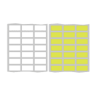 CABUR SRL - CBRTA156RAY ETICH.ADESIVA POLIEST GIALLA 6X15 S.ROLL