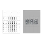 CABUR SRL - CBRTAME60100T TARGA IDEN QUADRO METACRILATO TRASPARENT