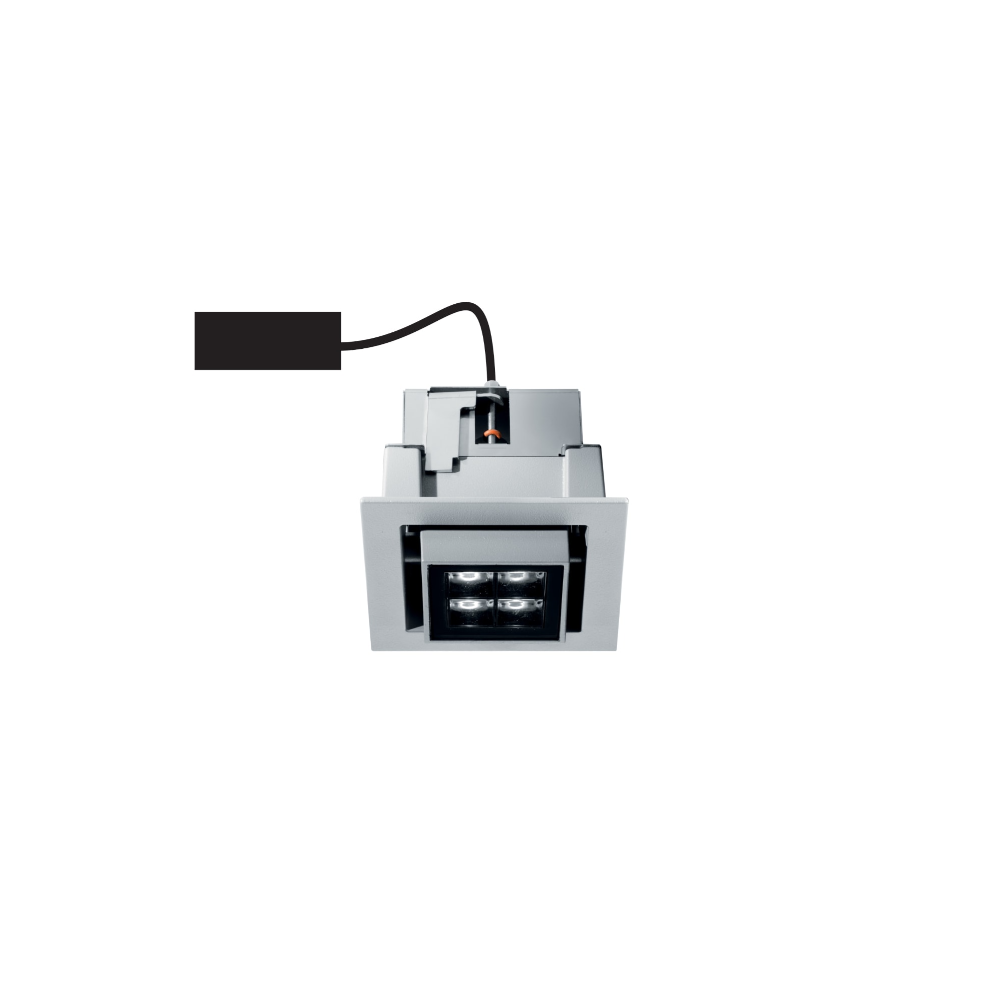 SIMES SPA - SMVS.7401W.14 CATCH QUA 4 BAS+LED 9W FF D2/P GRI