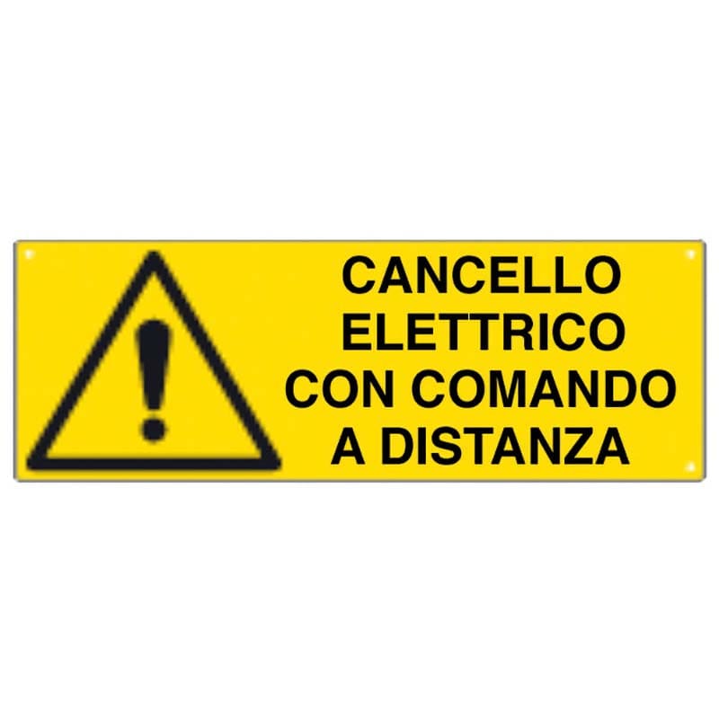 ELCART DISTRIBUTION - ERT352028400 CARTELLO CANCELLO ELETTRICO