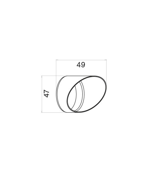 BOBOLI IN LUCE SRL - BBXFRL7C FRANGILUCE PER COLIBRI7 CORTEN