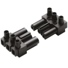 OMEGA FUSIBILI SPA - OMFAC166GBU/3BK PRESA AC166G 3 POLI NERA