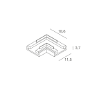 NOVALUX SPA - NOX100968.99 STRIP LED: CON.ANG 2STRIP238/240LED 10PZ