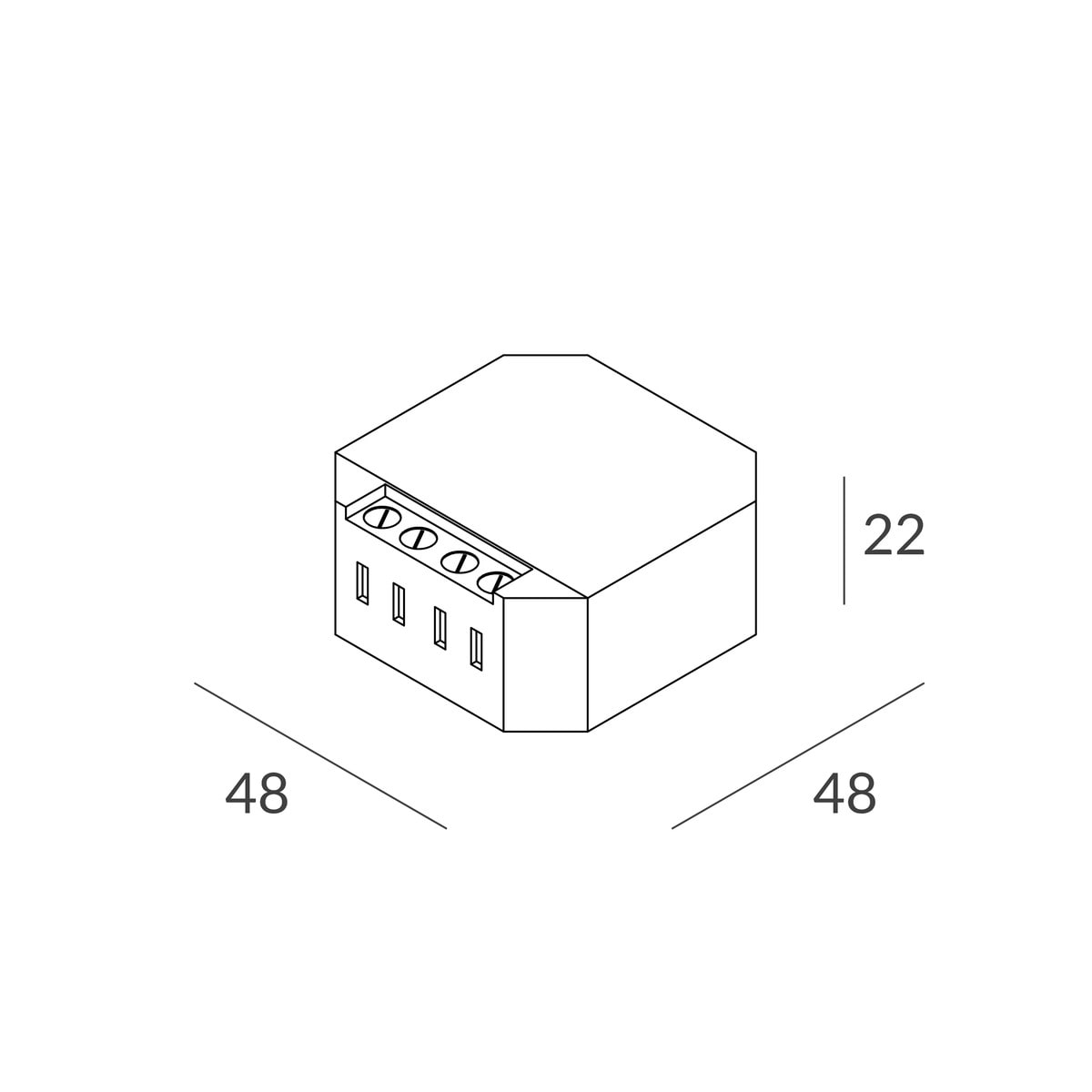 NOVALUX SPA - NOX105926.99 PULSANTE DIGITALE DALI PCU TW