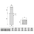 BFT - BFT2605632 STOPPY MBB KIT 219-500.C 230 L C - RAL