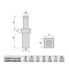 BFT - BFT2613061 STOPPY B 115/500 DISS.ELETTROMECC.