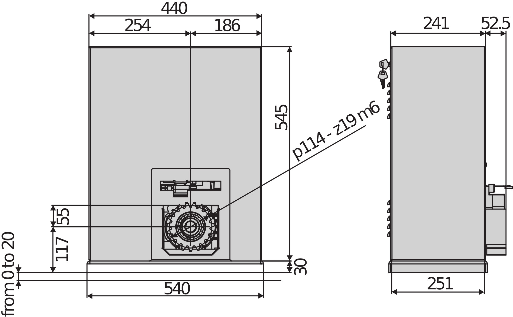 BFT - BFT2611623 SP3500 SF MOTORE 380-400V 50/60HZ TRIF.