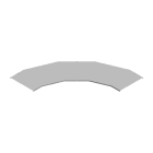 DKC-COMBITECH - SCZWBK336HDZ W5 Coperchio Curva piana 90° base 100 sp 1 HDZ