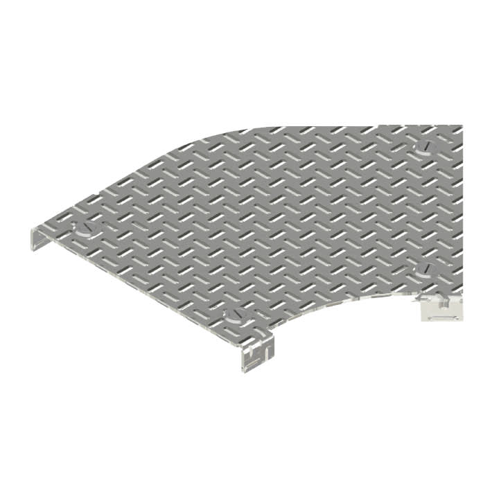 DKC-COMBITECH - SCZ5396503 C5 Coperchio  piana  45°  Mandorlato  sp 3+2 base 150  AL