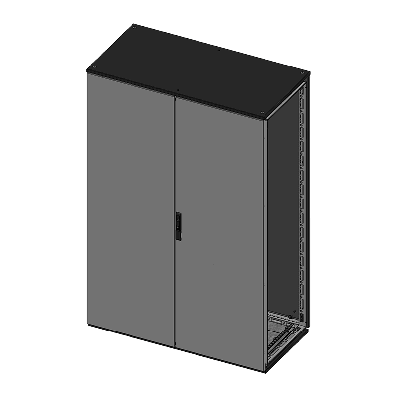 DKC-RAMBLOCK - RMBR5CQE181061 Armadio componibile CQE, dimensioni 1800 x 1000 x 600 mm (AxLxP), doppia porta cieca