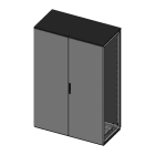 DKC-RAMBLOCK - RMBR5CQE201041 Armadio componibile CQE, dimensioni 2000 x 1000 x 400 mm (AxLxP), doppia porta cieca