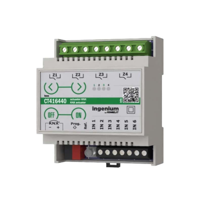 COMELIT GROUP SPA - COECT416440 ATTUATORE KNX 6 ING-4 USCITE 16A - MANUA
