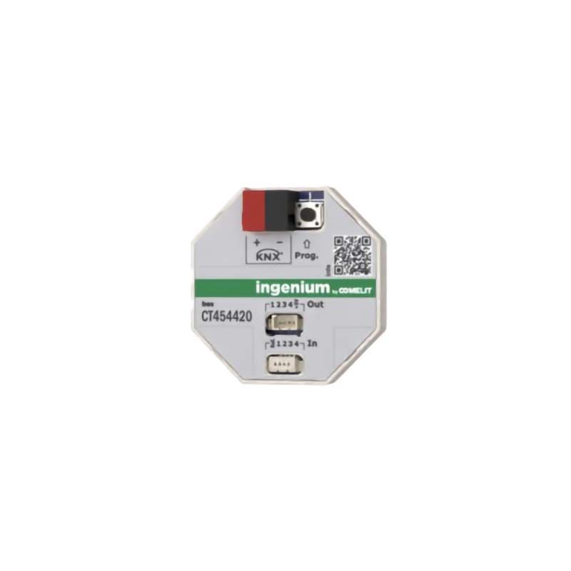 COMELIT GROUP SPA - COECT454420 ATTUATORE KNX 4 INGRESSI - 4 USCITE SELV