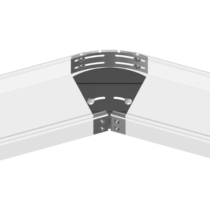 DKC-COMBITECH - SCZ5280350 C5 Curva snodo Orizzontale 0 - 44° 80x80 ZS