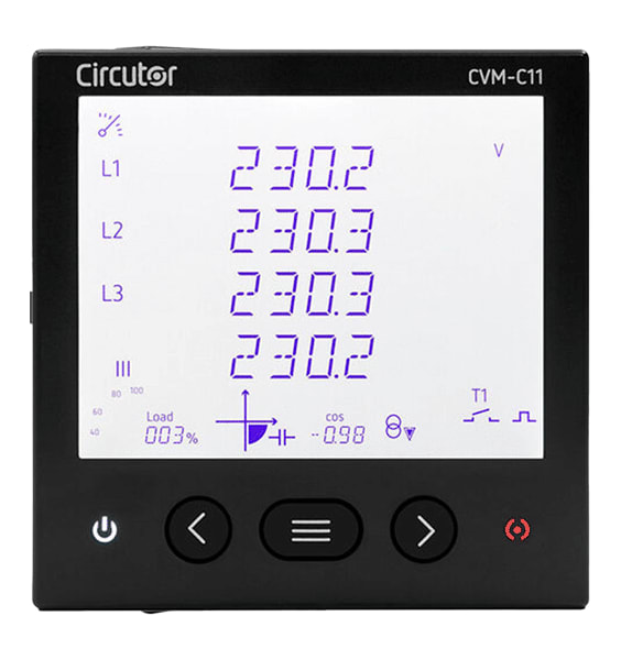 ASITA - ASICVM/C11 Multimetro per parametri di rete fronte quadro