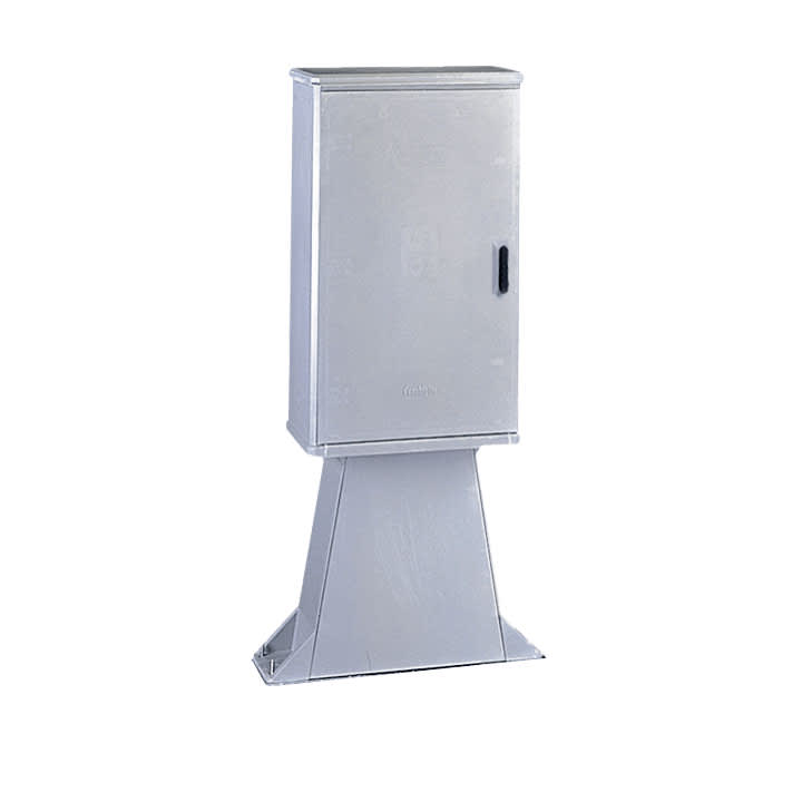 CONCHIGLIA - CON073900060 Serie CVT-CVN - Armadio in vetroresina a 1 vano + piedistallo, con serratura, 546x900x308 mm (BxAxP)