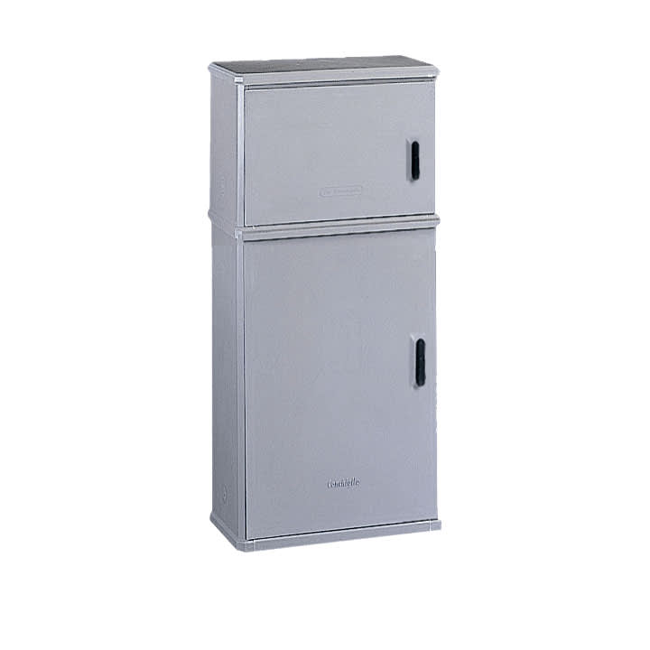 CONCHIGLIA - CON073910093 Serie CVT-CVN - Armadio in vetroresina a 2 vani, con serratura, dim. 546x1269x424 mm (BxAxP)