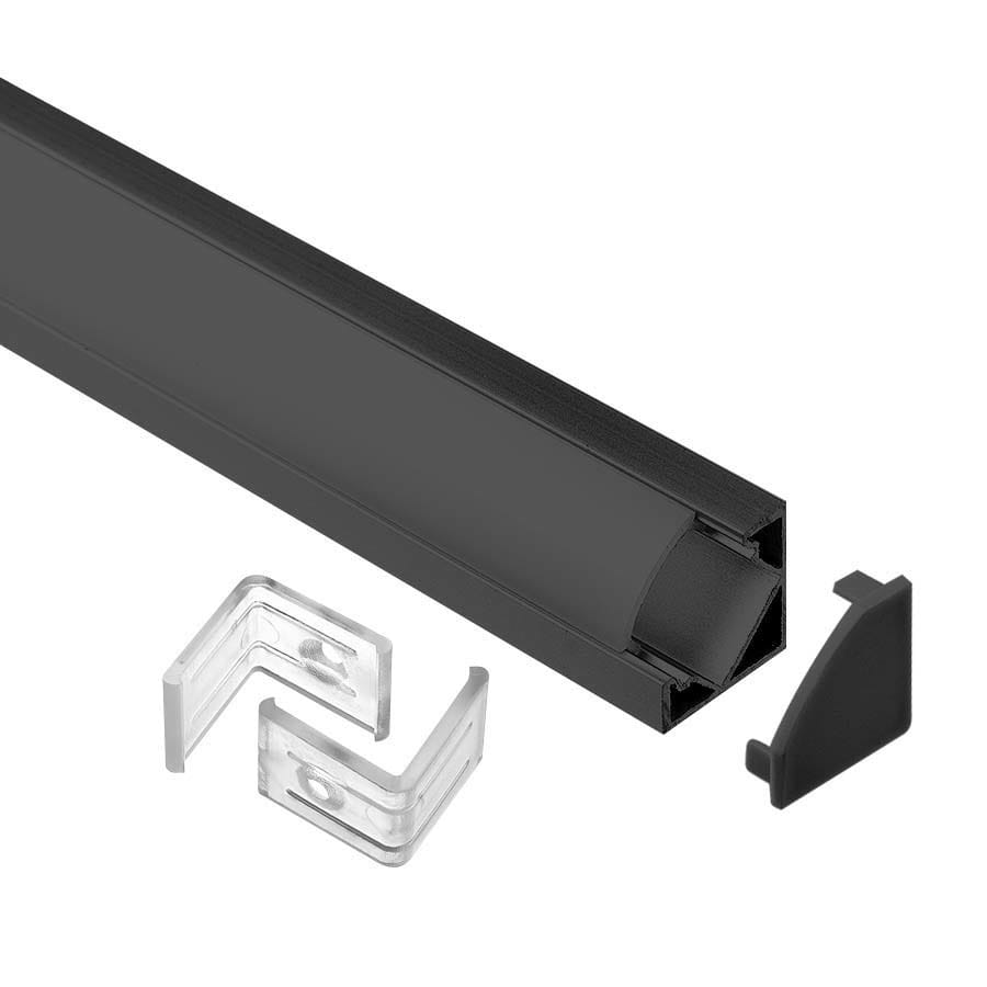 LINEA LIGHT (ILED) - ILDC-K100029 KIT OPALINE CELA_18/18 NERO L2M