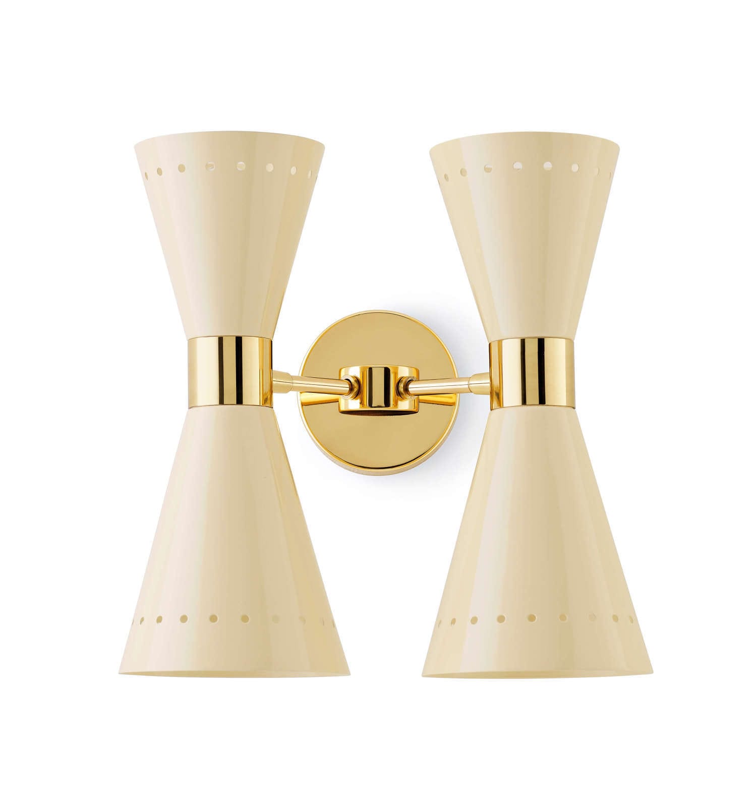 LINEA LIGHT-STILNOVO - SNV9573 MEGAFONO P.TE 2BR. 4XE14 OTT/AVORIO