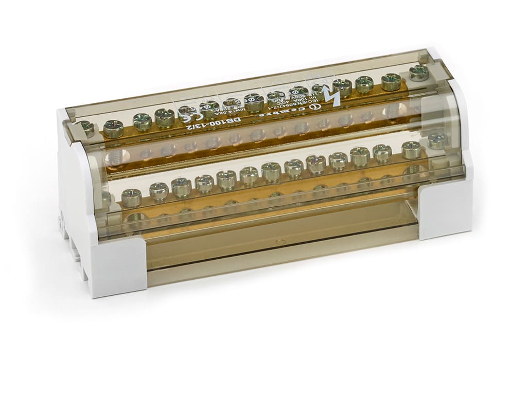 CEMBRE SPA - CEMDB100-13/2 RIPARTITORE BIPOLARE 100A 15VIE SEZ.25MM
