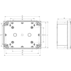 SCHNEIDER ELECTRIC - SNRNSYTBS292412H PanelSeT TBS ABS 291x241x128 H