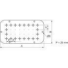 SCHNEIDER ELECTRIC - SNRNSYTLF Piastra passacavi piena 545X130 per PanelSeT S3D