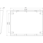SCHNEIDER ELECTRIC - SNRNSYSC1240 Tetto per armadio 1200x400 mm