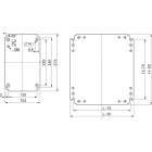 SCHNEIDER ELECTRIC - SNRNSYMM2520 PIASTRA INT. LAM 250X200