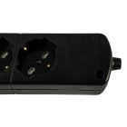 LE PROLUNGHE SAS - PRG254/N CABLY UNIV. 4U S/INT 10/16A + SCHUKO NE