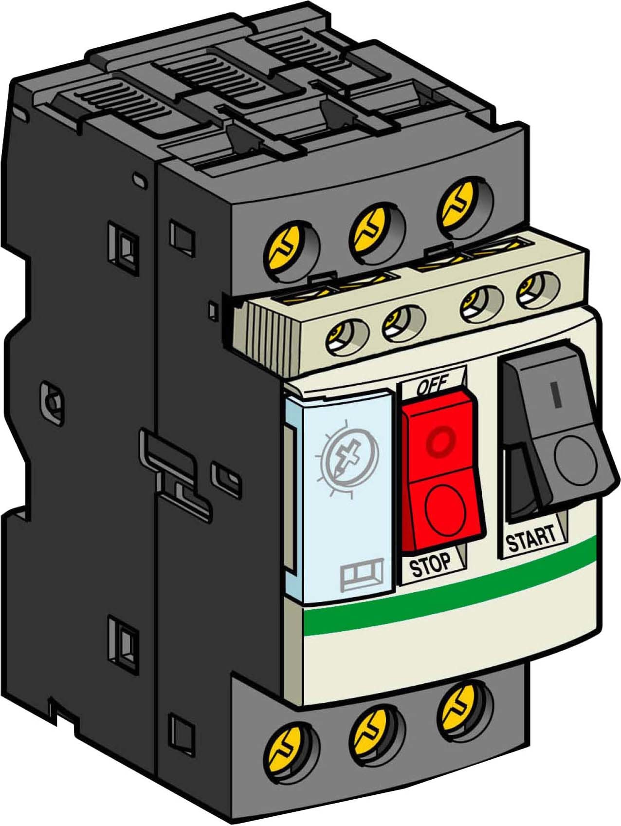 SCHNEIDER ELECTRIC - SNRGV2ME14AE11TQ INTMAGTERGV2 PULS 6-10A VITE 1NO1NC