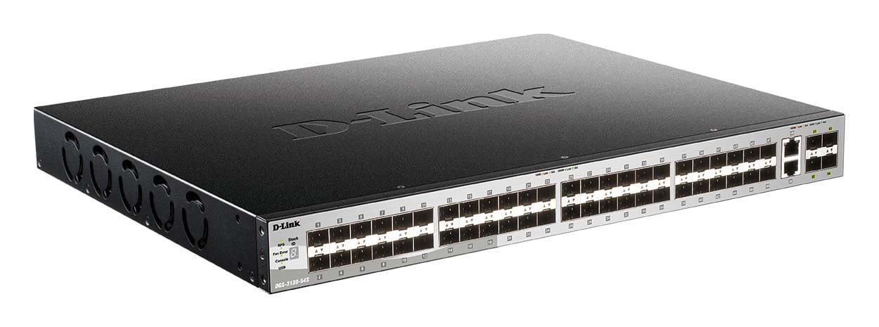 D-LINK MEDITERRANEO - DLKDGS-3130-54S/SI SWITCH GEST L3, 48 X SFP, 2X10GB, 4XSFP+