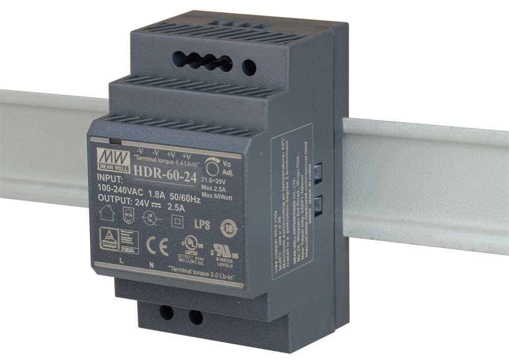 D-LINK MEDITERRANEO - DLKDIS-H60-24 ALIMENTAR 60W 24VDC ULTRA SLIM DA BARRA