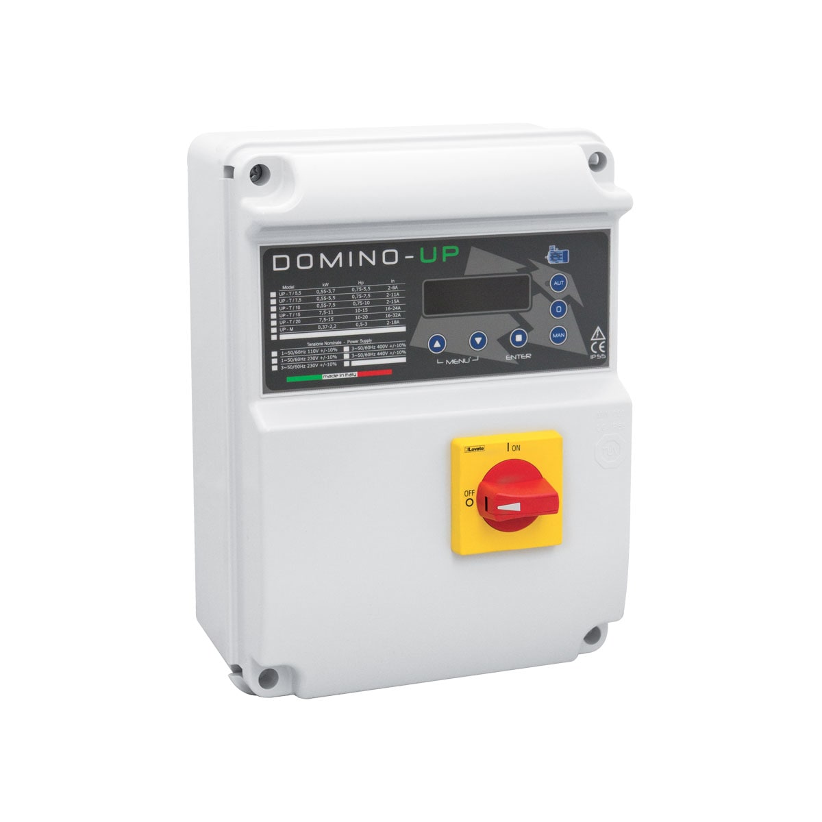 FOURGROUP - FOU101.15 MOD. DOMINO-UP-M/3HP QUADRO ELETTRONICO