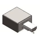 DKC POWER SOLUTIONS - HRCDTA63EFED2AA Alimentazione standard Tipo 2, 200mm + 400mm, 4 poli, 630A