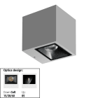 LINEA LIGHT (ILED) - ILD76363W60 CUBIT 9 2L BI-EM 21,2WAC ON/OFF GG