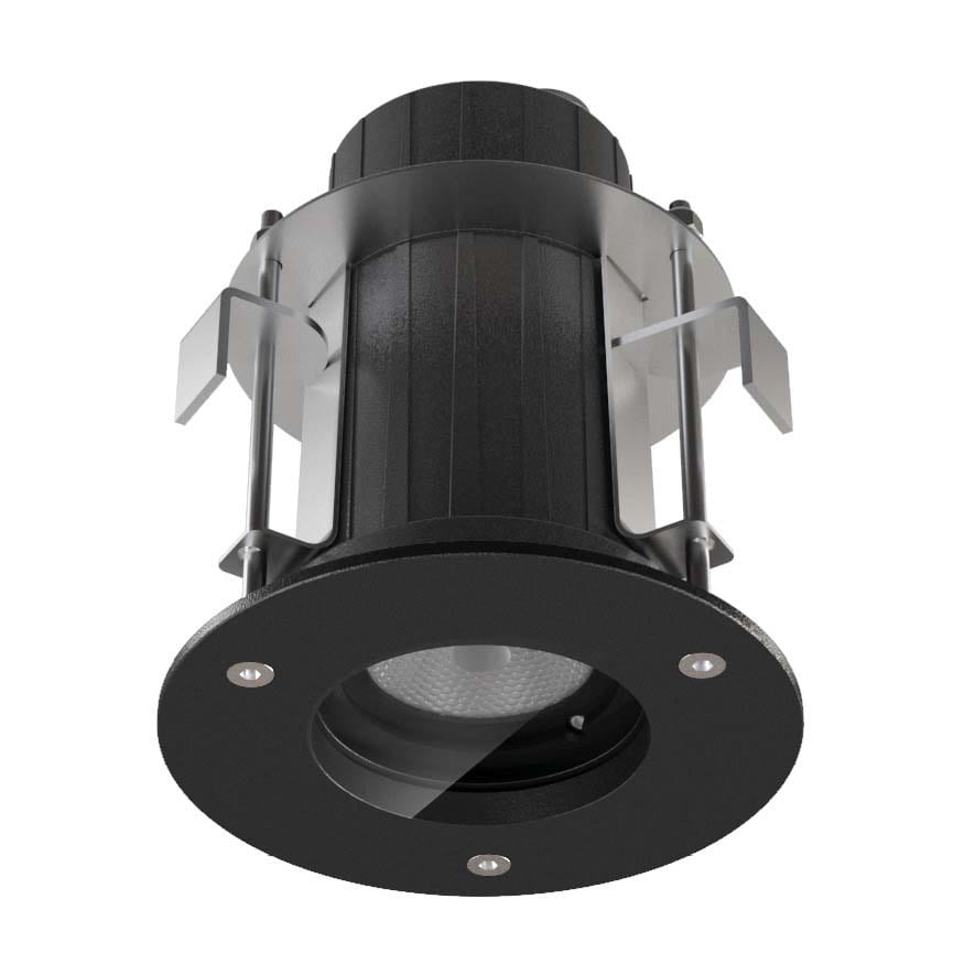 LINEA LIGHT (ILED) - ILD81916N07 GUARDIAN 7 8W+ALIM. NERO GOFFR.