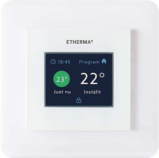 ETHERMA - ETR40511 Thermostat mit Touchpad & Programm, 5-35