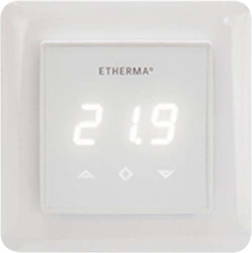 ETHERMA - ETR39856 Thermostat mit Touchpad, weiA, 16A, 5-4