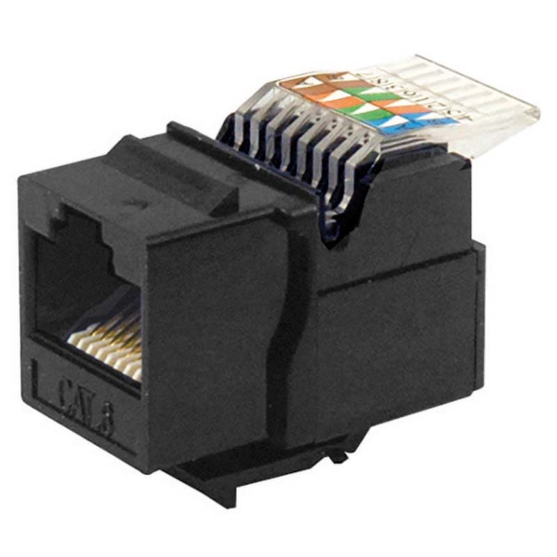 ELCART DISTRIBUTION - ERT401345000 PRESA KEYSTONE CAT.6 NON SCH.NERO