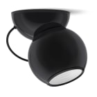 LINEA LIGHT-STILNOVO - SNV9718 GRAVITINO PLAF.10W NERO LUC.