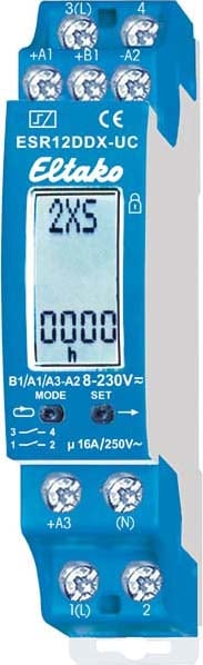 ELTAKO - EAK21200302 MULTIFUNCTION IMPULSE SWITCH RELAY, 1+1