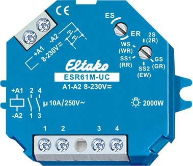 ELTAKO - EAK61200301 MULTIFUNCTION IMPULSE SWITCH RELAY, 1+1