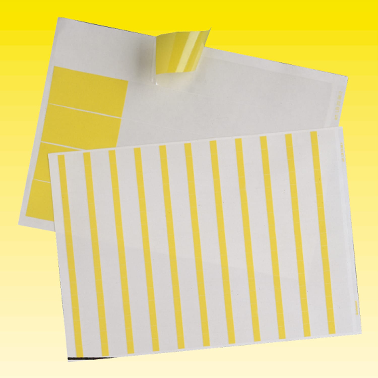 GRAFOPLAST SRL - GRALB10462 AUTOLAM.ADES.GIALLO 12.7X63.5MM 320PZ